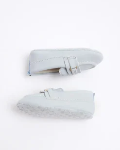 River Island Baby boys stripe loafers Blue Sale
