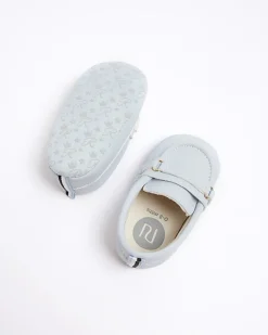 River Island Baby boys stripe loafers Blue Sale
