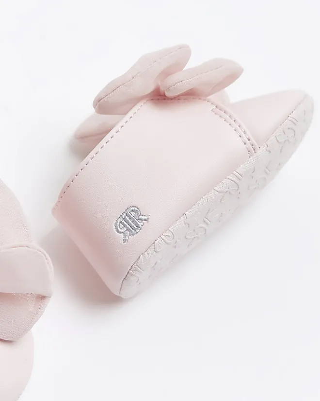 River Island Baby girls bow booties Pink New