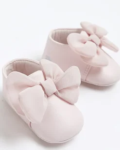 River Island Baby girls bow booties Pink New