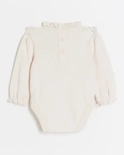 River Island Baby girls broderie bodysuit Pink Hot