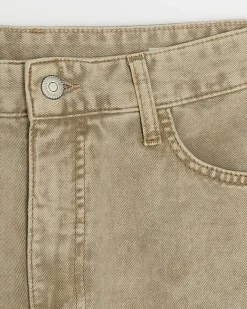 River Island Beige high waisted relaxed straight jeans Cream New