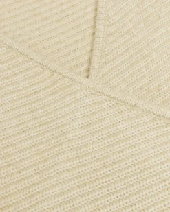 River Island Beige knit wrap jumper midi dress Cream Hot