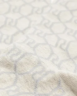River Island Beige RI monogram ankle socks Cream Discount