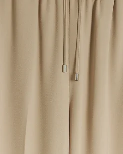 River Island Beige side stripe wide leg joggers Cream New