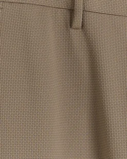 River Island Beige slim fit waffle textured trousers Stone Online