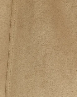 River Island Beige suedette elasticated mini skirt Cream Fashion
