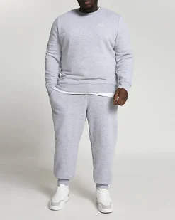 River Island Big & Tall RI slim fit joggers Grey Online