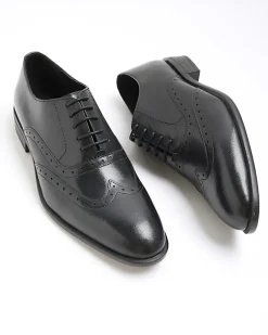 River Island brogue derby shoes Black Outlet