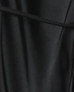 River Island cowl neck slip midi dress Black Sale