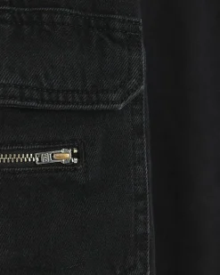 River Island cuffed cargo jeans Black Online