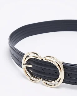 River Island double ring belt Black Best