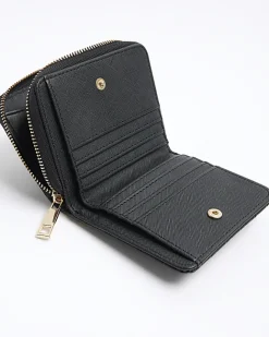 River Island embossed purse Black Online
