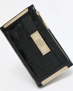 River Island embossed RI card holder Black Best