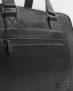 River Island faux leather holdall Black Hot