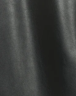 River Island faux leather tailored maxi skirt Black New