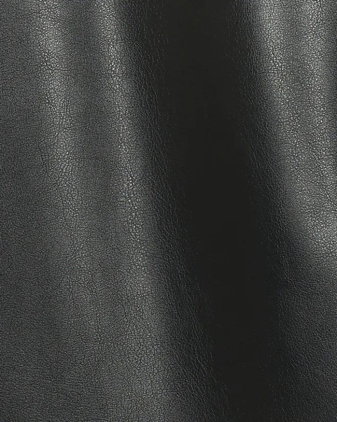 River Island faux leather tailored maxi skirt Black New