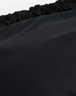 River Island frill bandeau bikini top Black Outlet
