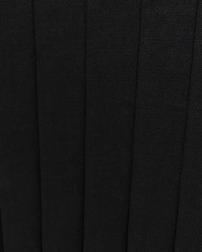 River Island high neck jumper maxi dress Black Best