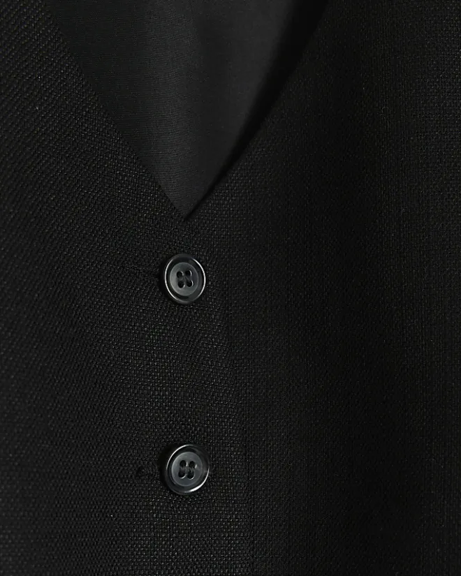River Island high V-neck waistcoat Black Best