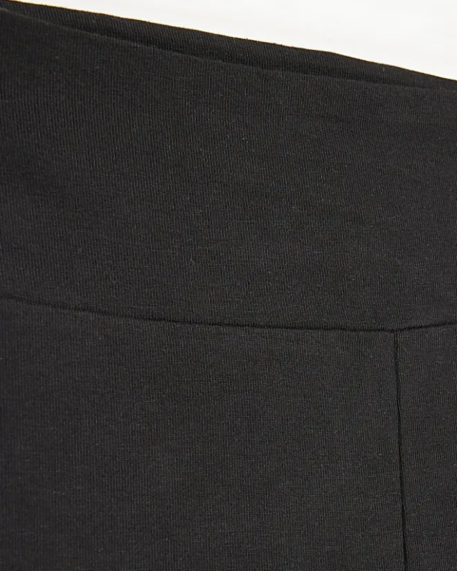 River Island high waisted cropped leggings Black Sale