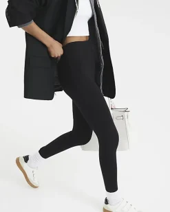River Island high waisted leggings Black Online