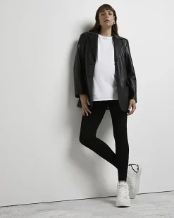 River Island high waisted maternity leggings Black Hot