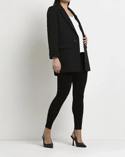 River Island high waisted ponte maternity leggings Black Best