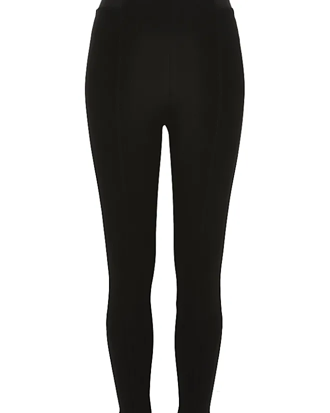 River Island high waisted Ponte leggings Black New