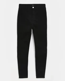 River Island high waisted super skinny jeans Black Discount