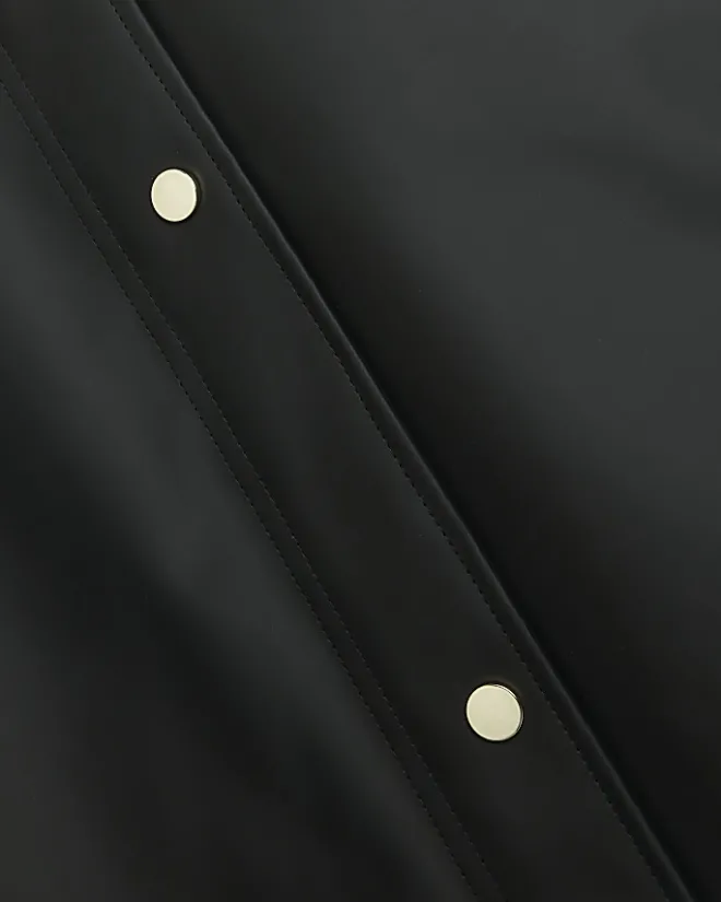 River Island hooded rain coat Black Hot