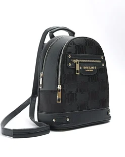 River Island jacquard backpack Black Sale