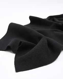 River Island knitted scarf Black Outlet