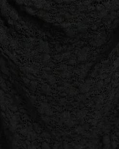 River Island lace bandeau bodycon midi dress Black Best