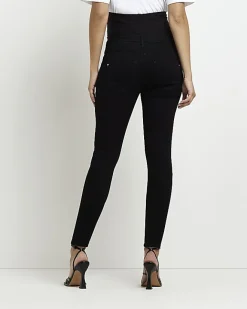 River Island maternity skinny jeans multipack Black Clearance