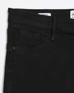 River Island mid rise jeggings Black New