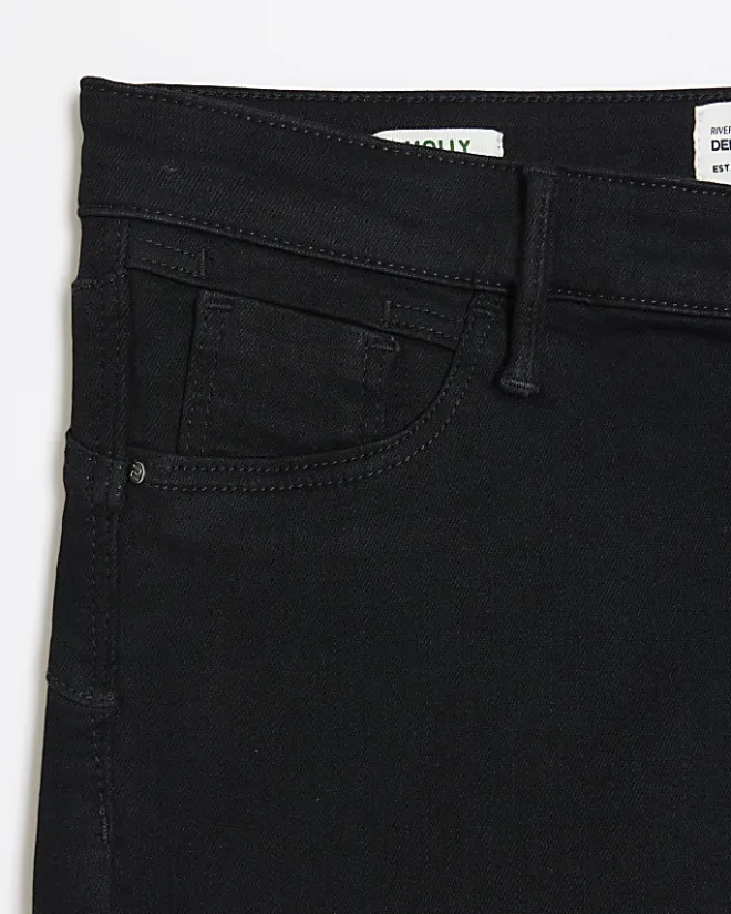 River Island mid rise jeggings Black New
