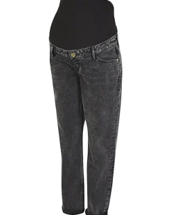 River Island mid rise maternity mom jeans Black Fashion