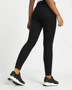 River Island mid rise skinny jeans Black Fashion
