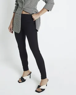 River Island mid rise skinny trousers Black Sale