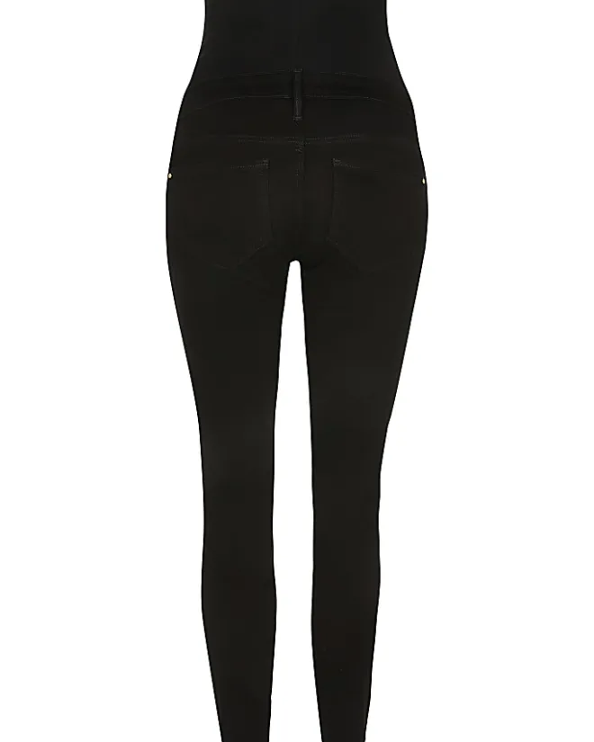 River Island Molly high rise maternity skinny jeans Black Sale