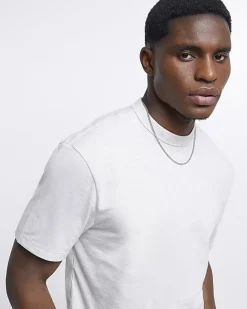 River Island multipack of 5 regular fit t-shirts Black New
