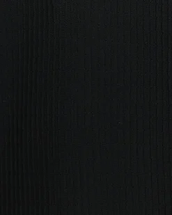 River Island muscle fit knitted half zip polo Black Best