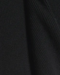 River Island muscle fit rib jumper Black Outlet