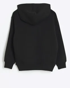River Island plain hoodie Black Best