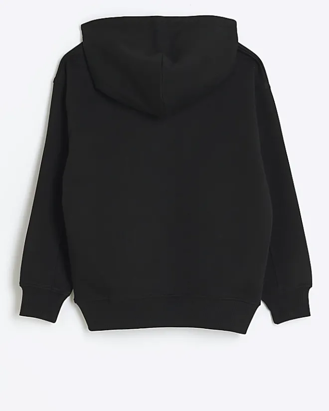 River Island plain hoodie Black Best