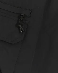 River Island regular fit cargo shorts Black Hot