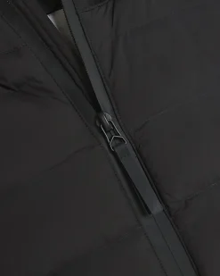 River Island regular fit quilted puffer gilet Black Sale