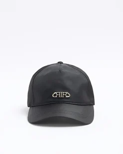 River Island RI cap Black Fashion