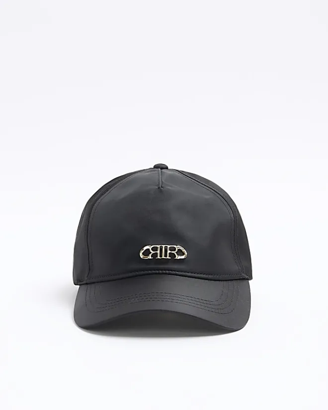 River Island RI cap Black Fashion